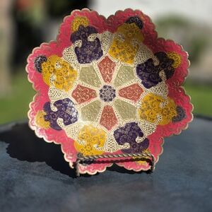 The Cutest Vintage Brass Catch-All Bowl with Tiny Feet | Scalloped Trinket Dish